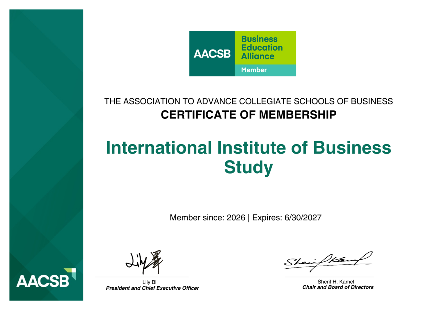 IIBS Bangalore Strengthens Global Academic Outlook with AACSB Membership