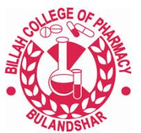 Billah College of Pharmacy, Bulandshahr logo